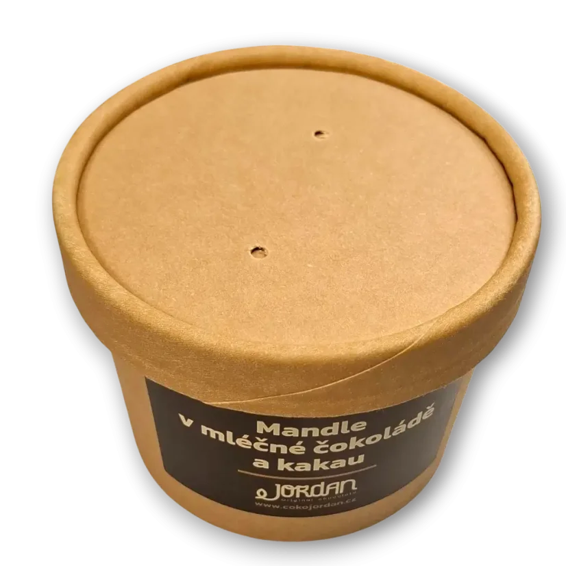 Mandle v mléčné čokoládě a kakau, 100g