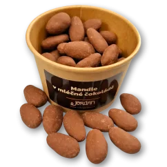 Mandle v mléčné čokoládě, 100g