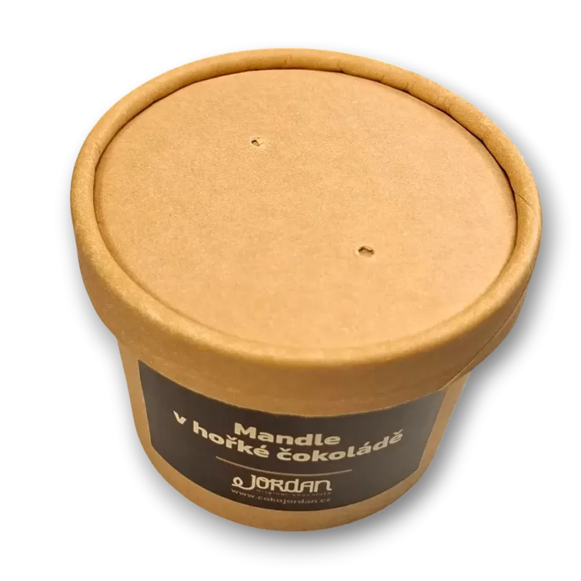 Mandle v hořké čokoládě, 100g
