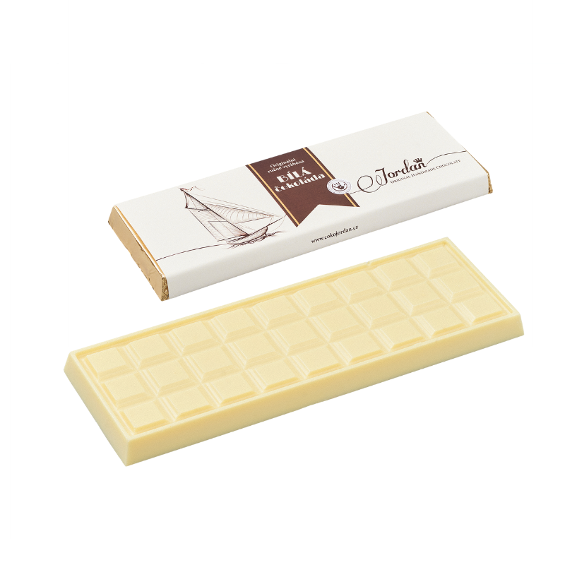 Velká čokoláda - Bílá, 250g - Vzhled/Obal: Srdce