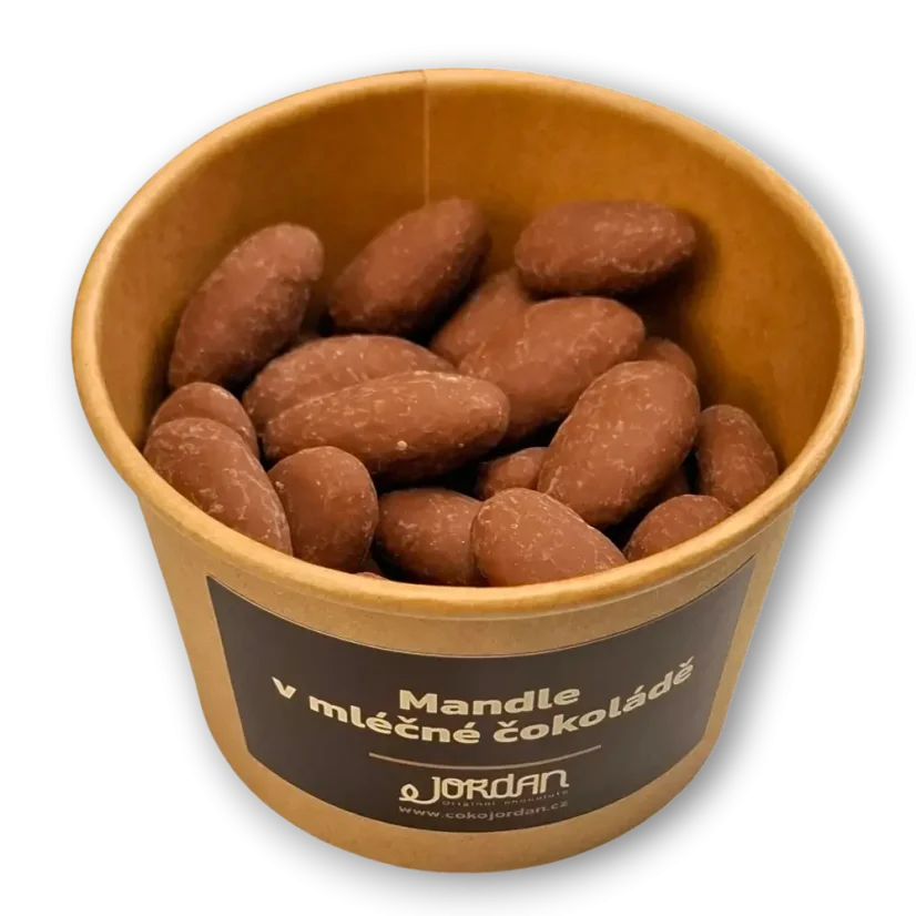 Mandle v mléčné čokoládě, 100g