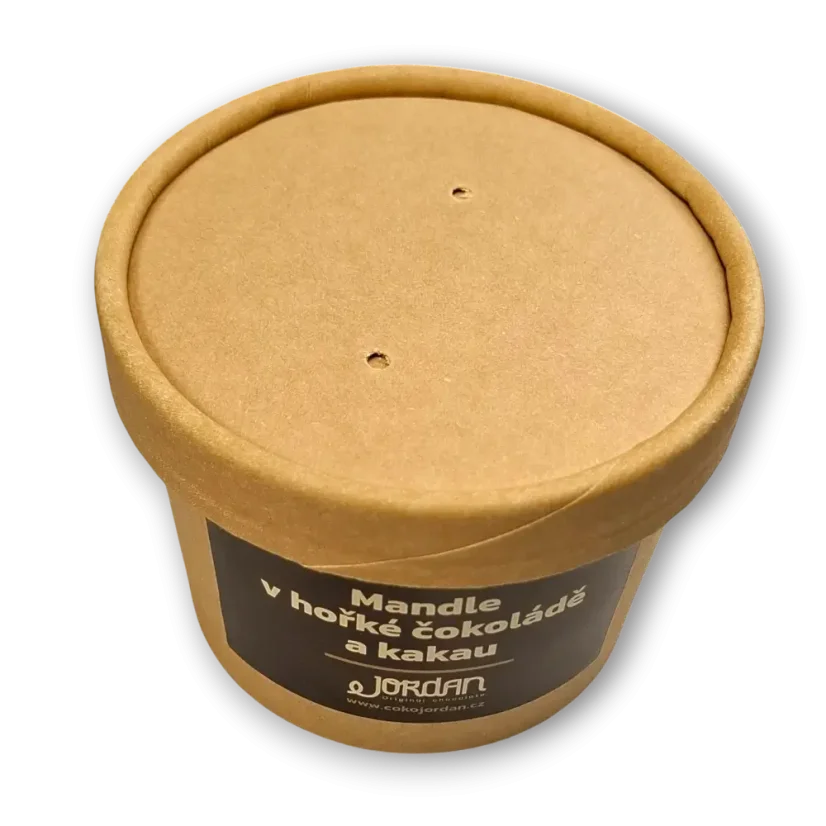 Mandle v hořké čokoládě a kakau, 100g