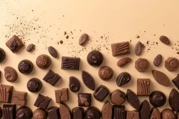 Spousta chutí čokolády v jedné krabičce bonboniéry