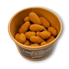 Mandle v mléčné čokoládě a skořici, 100g