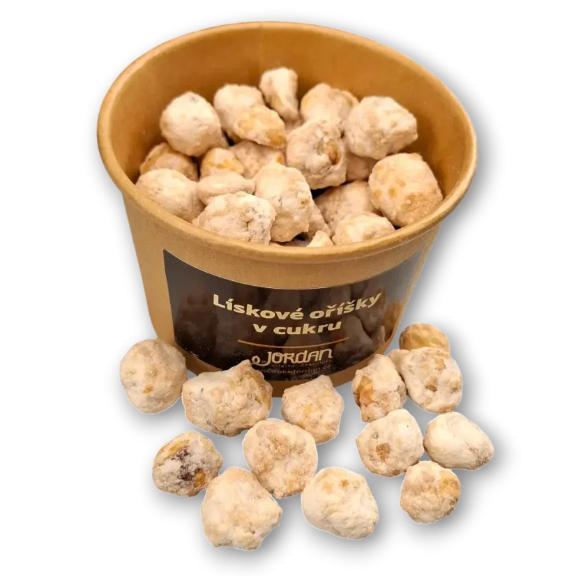 Lískové oříšky v cukru, 100g