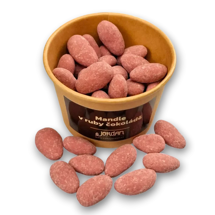 Mandle v ruby čokoládě, 100g