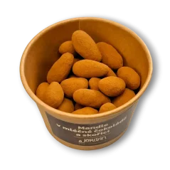 Mandle v mléčné čokoládě a skořici, 100g