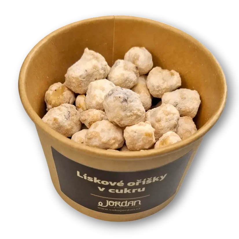 Lískové oříšky v cukru, 100g