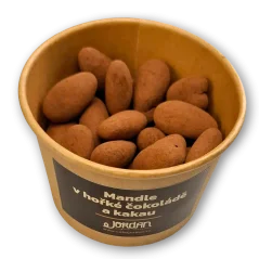 Mandle v hořké čokoládě a kakau, 100g