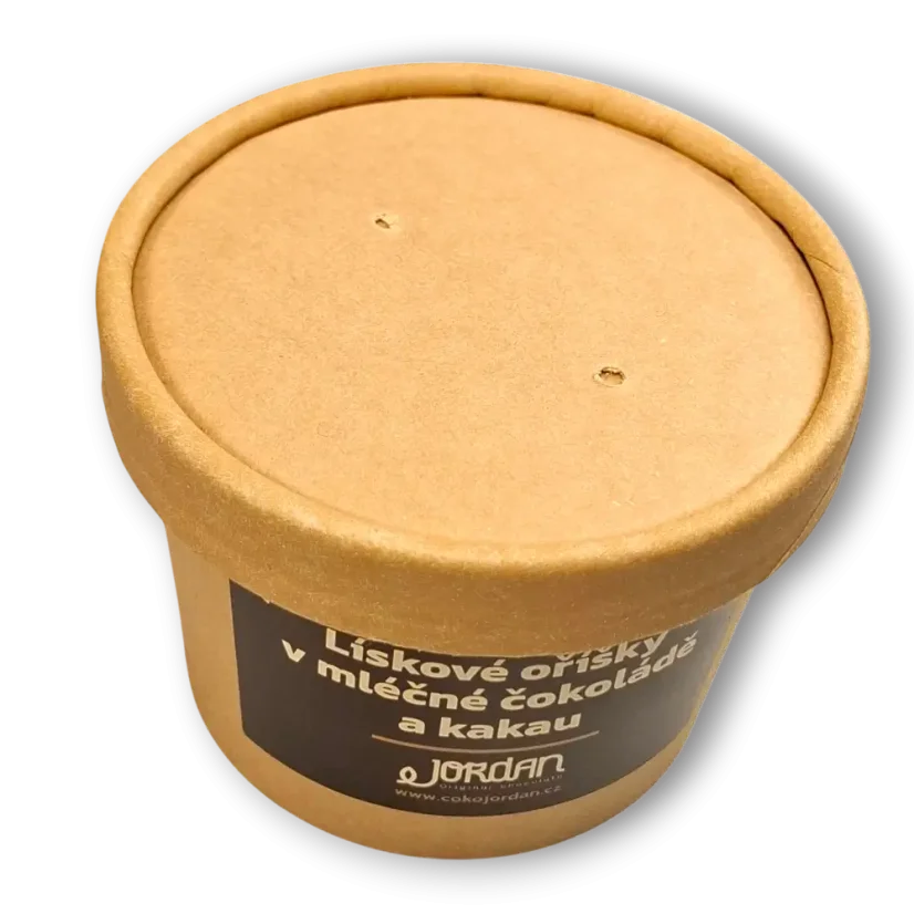 Lískové oříšky v mléčné čokoládě a kakau, 100g