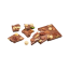 Lámanka - Mléčná, 100g - Posyp: Ořechy