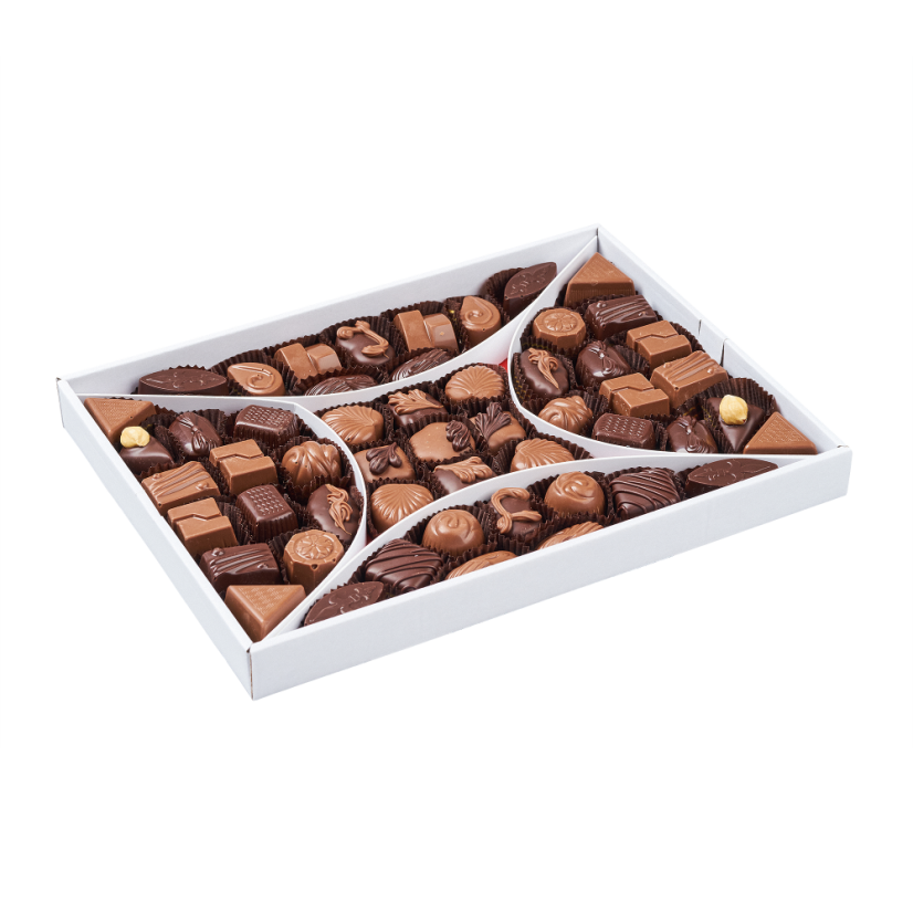 Bonboniéra - Jednopatrová s motivem Děčína, 600g