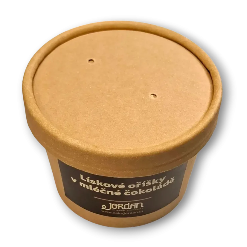 Lískové oříšky v mléčné čokoládě, 100g