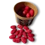 Mandle v bílé čokoládě a malině Mandle v bílé čokoládě a malině