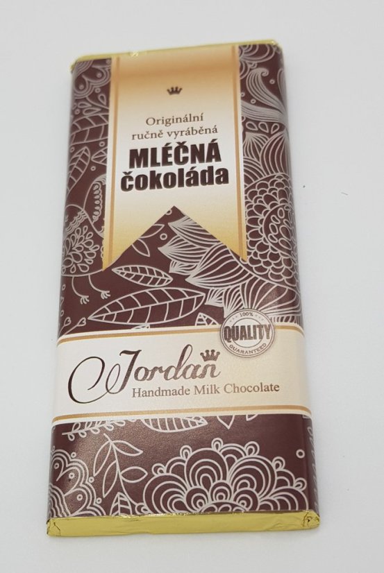 Čokoláda - Mléčná, 50g - Vzhled/Obal: Jordan